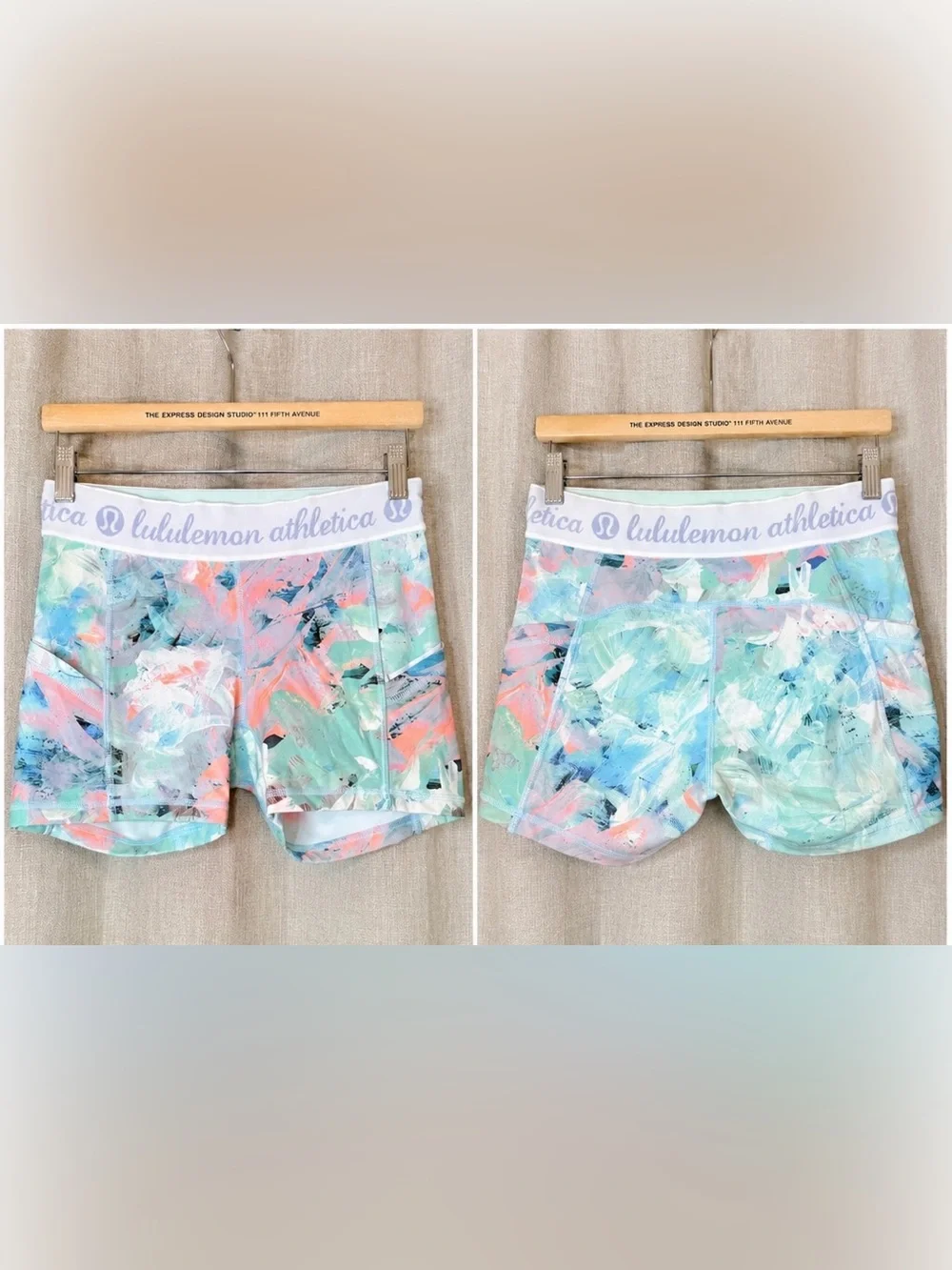 Lululemon What The Sport Short Full-On Luxtreme Blushed Illusion Multi Sz 6